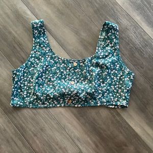 Cropped Floral Tank